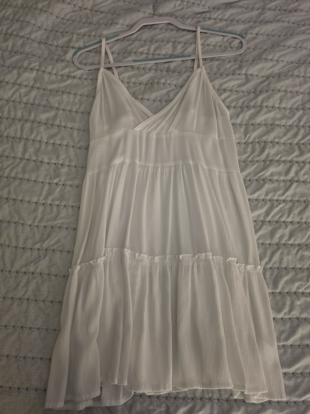 Decree White Spaghetti-Strap Mini Dress